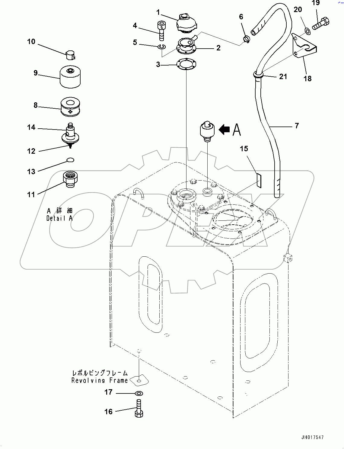  Hydraulic Tank, Breather Mounting (#100059-100532)