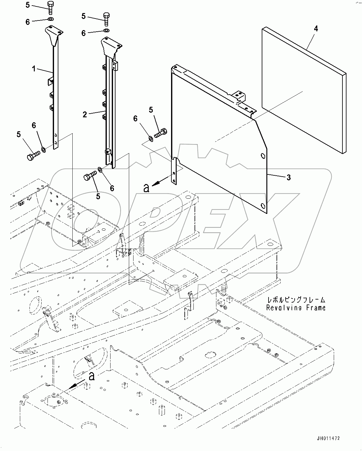  Machine Cab Frame (#100001-)