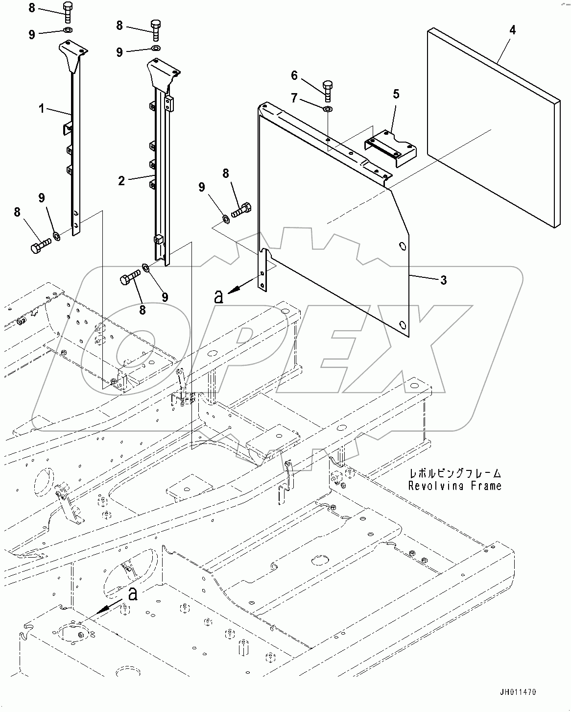  Machine Cab Frame (#100001-)