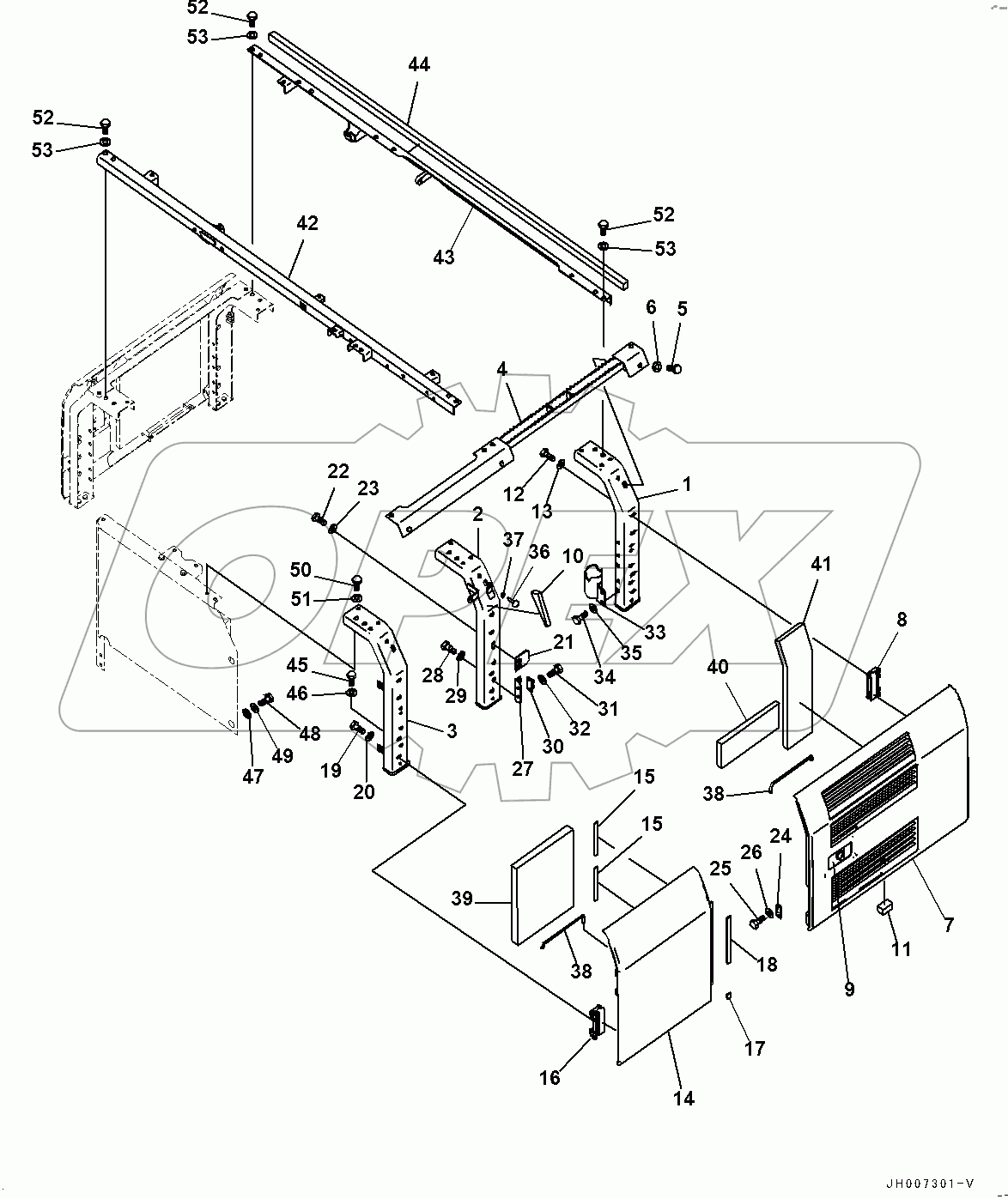  Side Cover L.H. (#100001-)