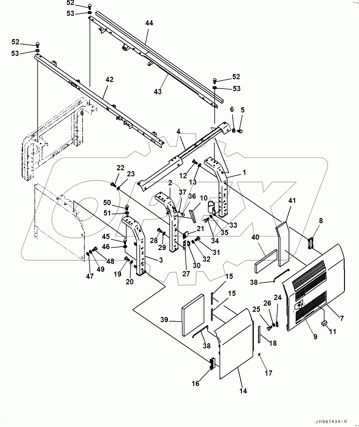  Side Cover L.H. (#100001-)