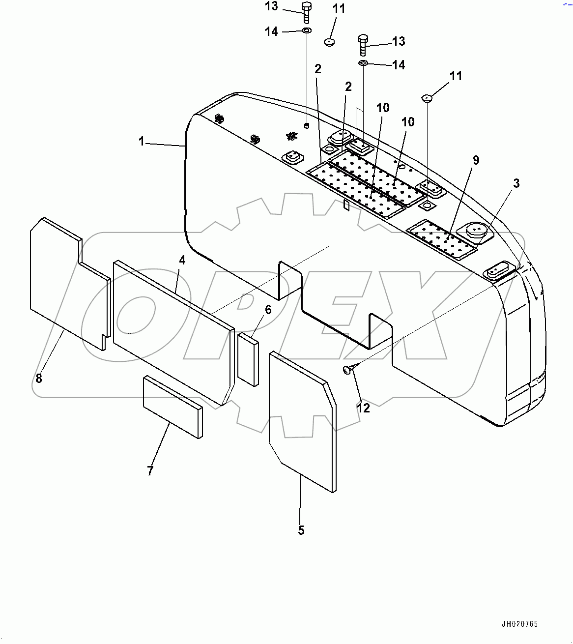  Counterweight Mounting (#100001-)