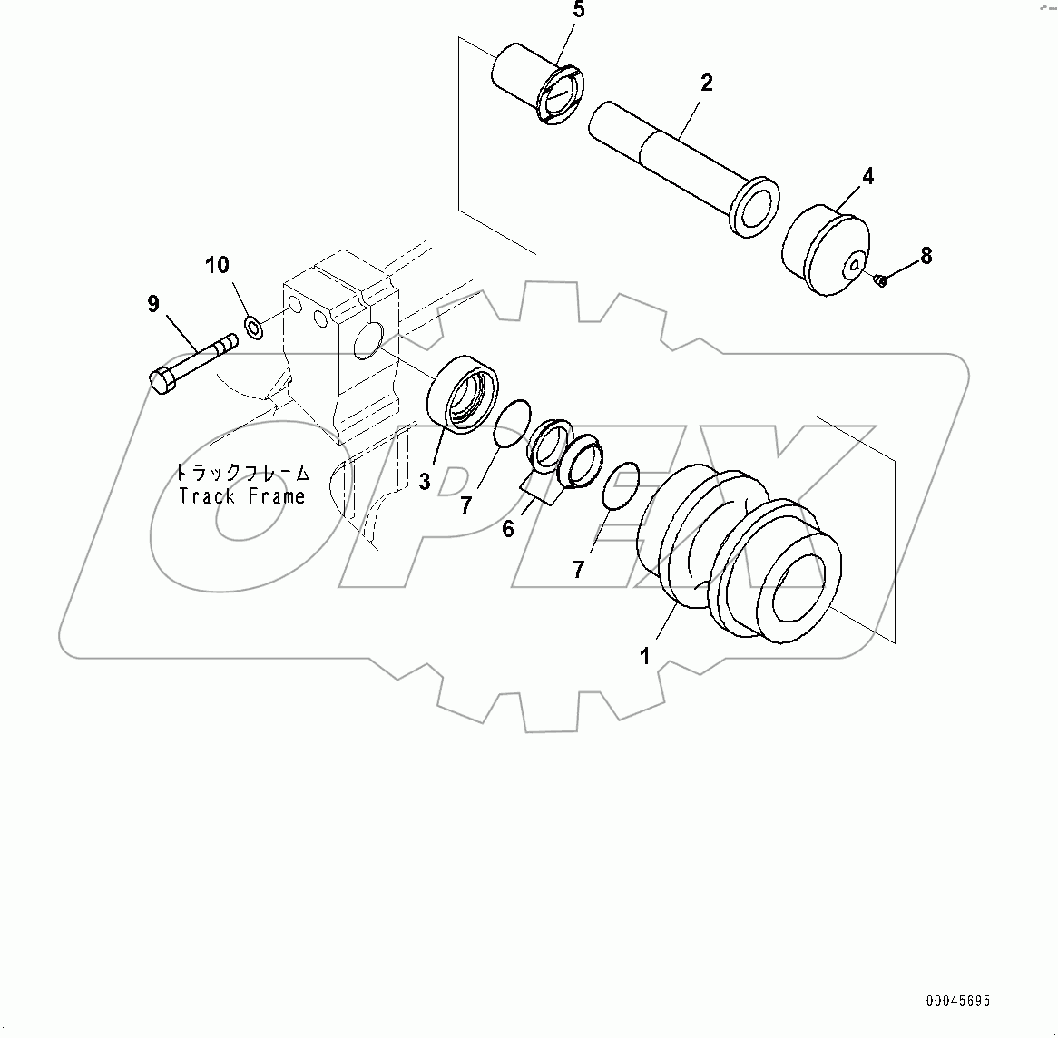  Carrier Roller (#100001-)
