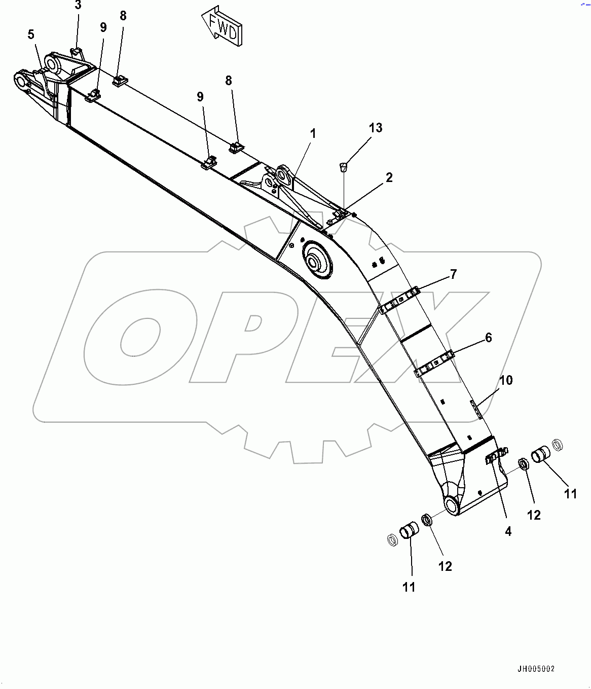 Boom, Boom and Bushing (#100002-)