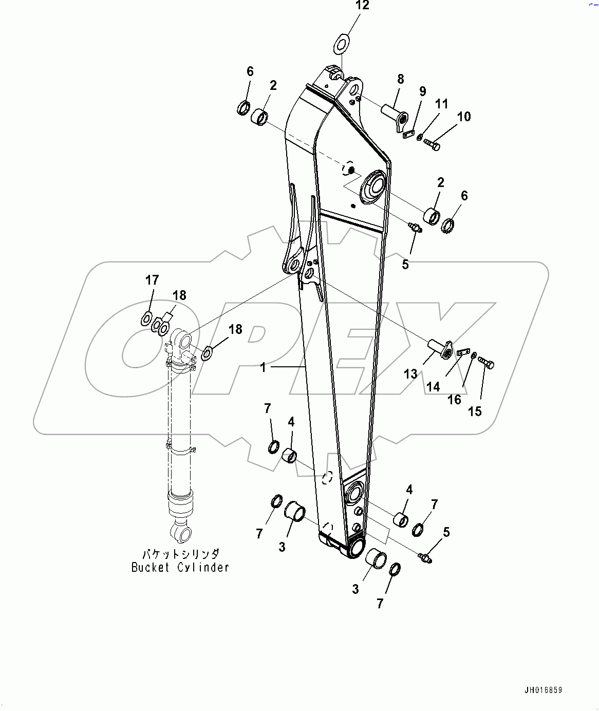  Arm, Arm and Pin (#100002-)