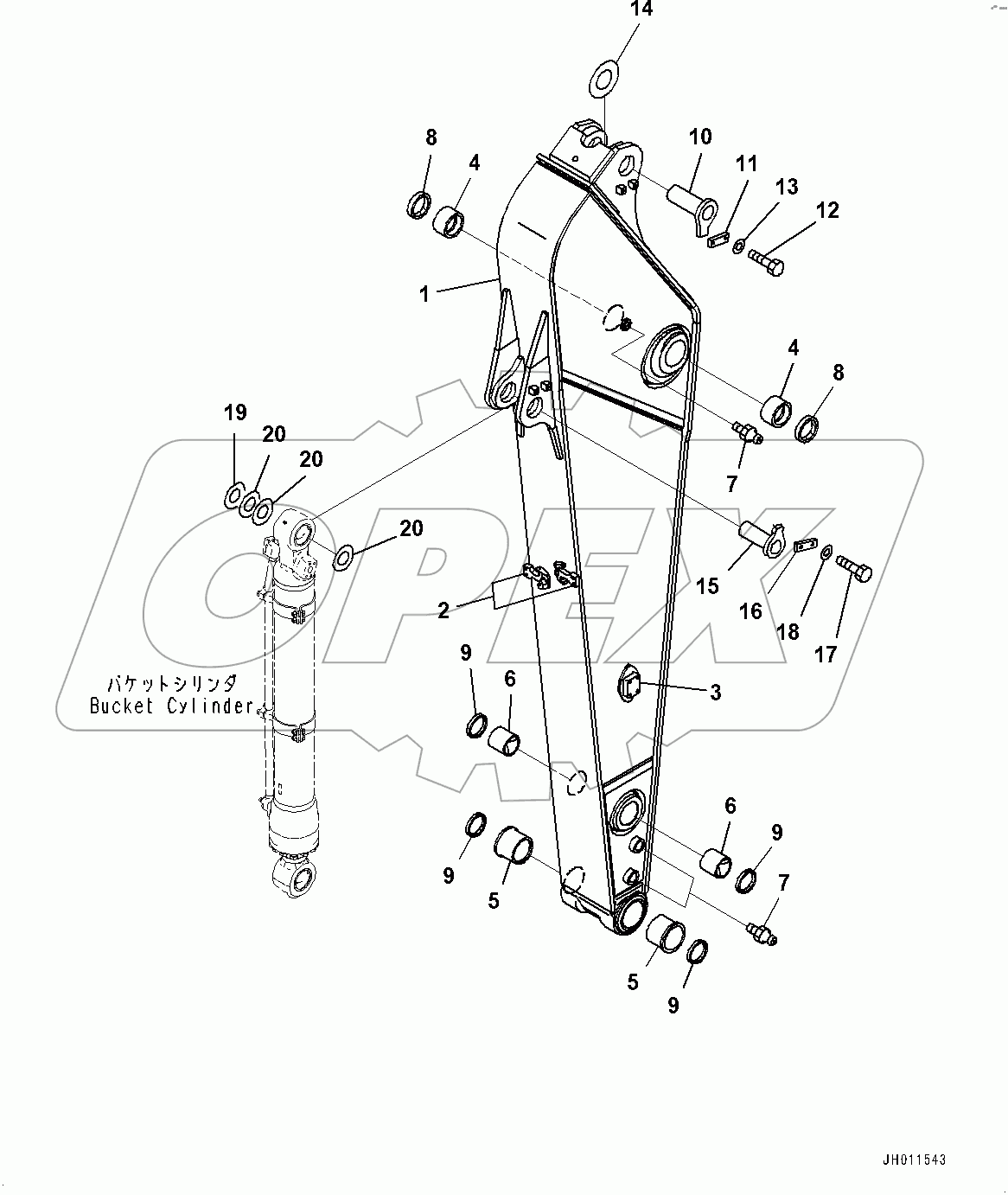  Arm, Arm and Pin (#100002-)