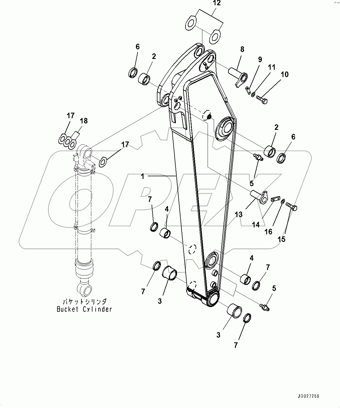  Arm, Arm and Pin (#100001-)