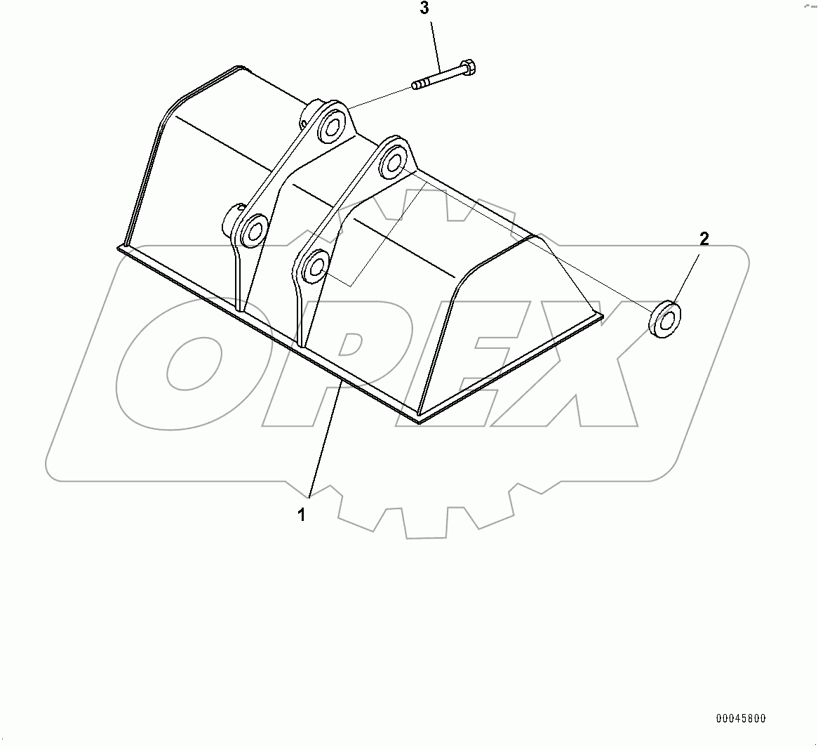  Slope Finishing Bucket (#100001-)