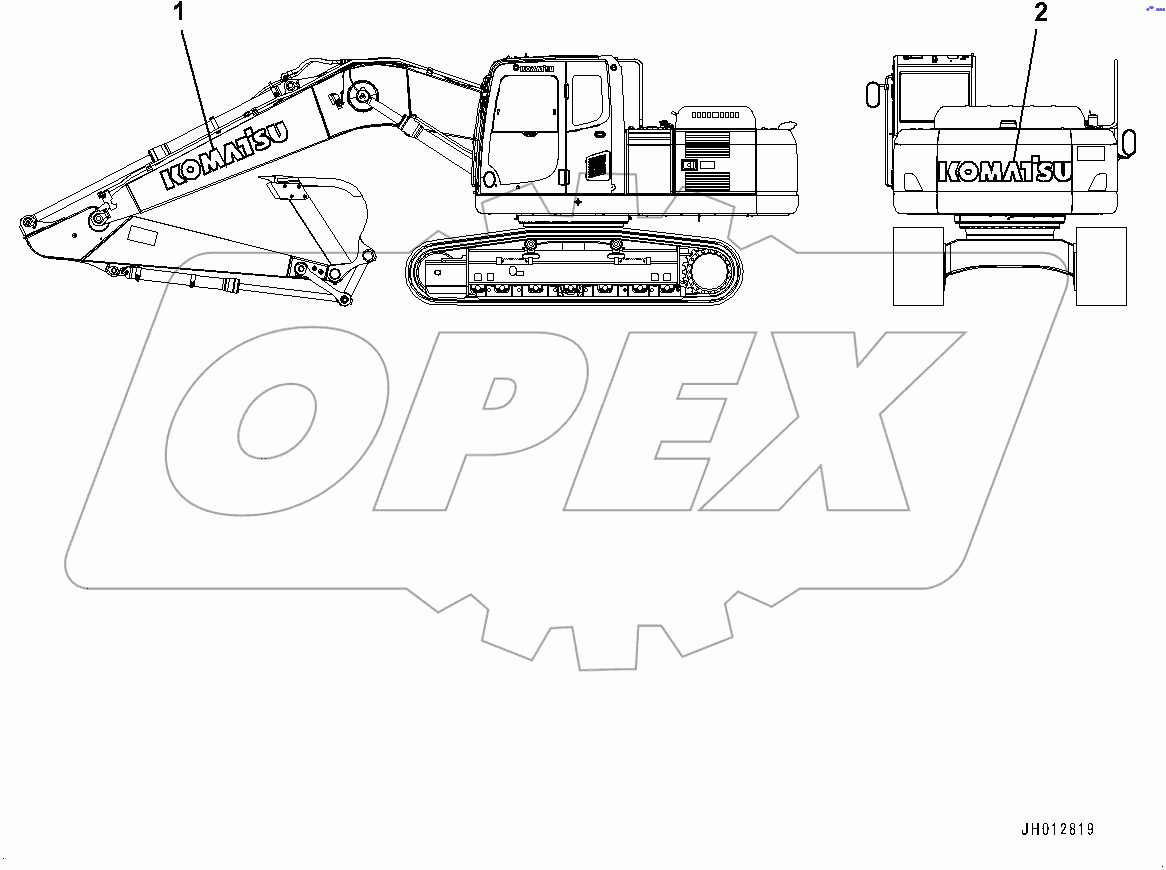 Komatsu Logo (#100021-)