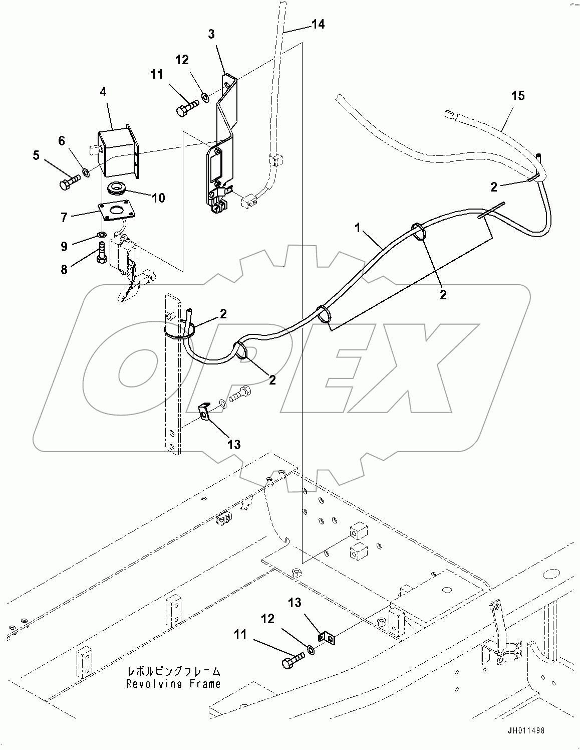  Webasto Heater, Hose and Bracket (#100001-)