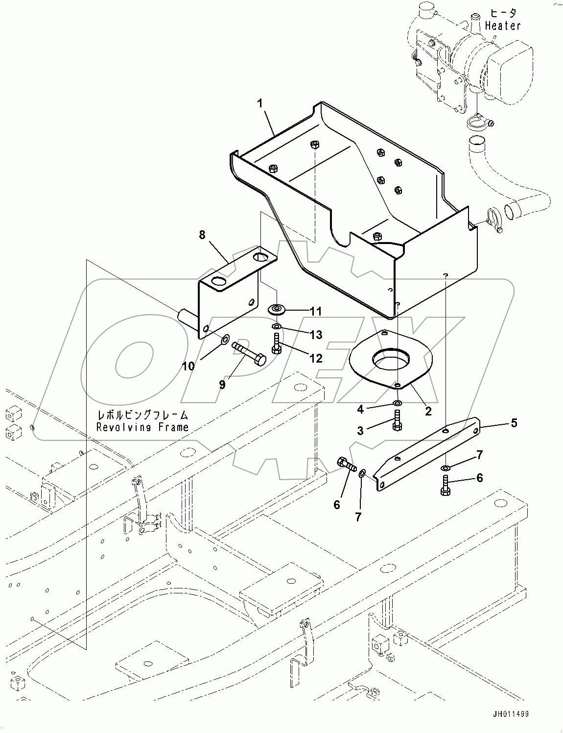  Webasto Heater, Duct (#100001-)