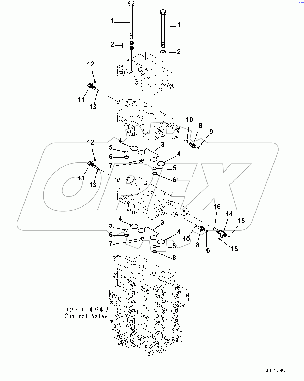  Control Valve, Connecting Parts (#100001-)