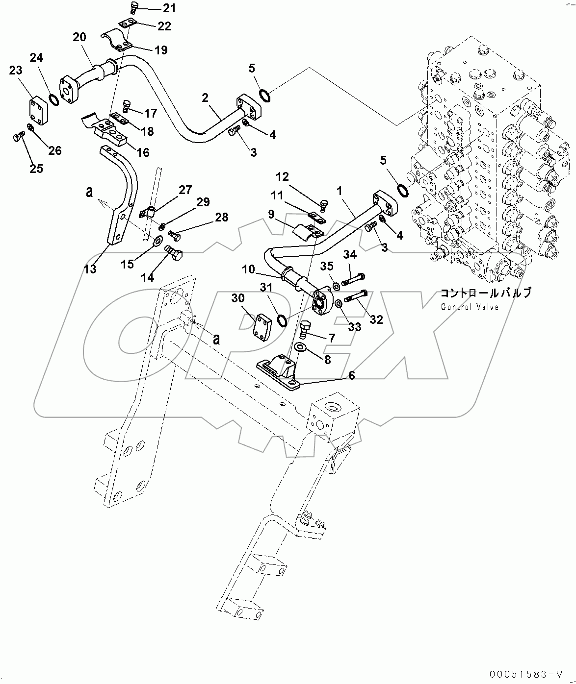  Attachment Piping, Main Piping (#100001-)