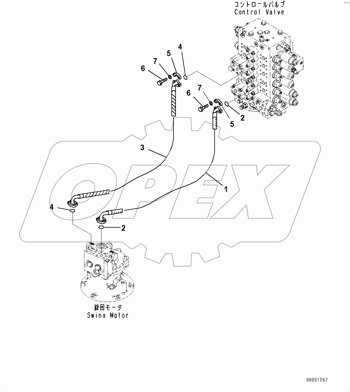  Swing Piping (#100001-)