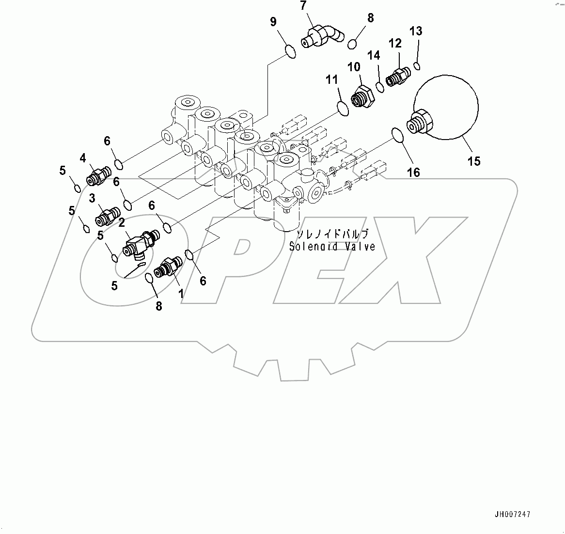  Solenoid Valve, Related Parts (#100001-)