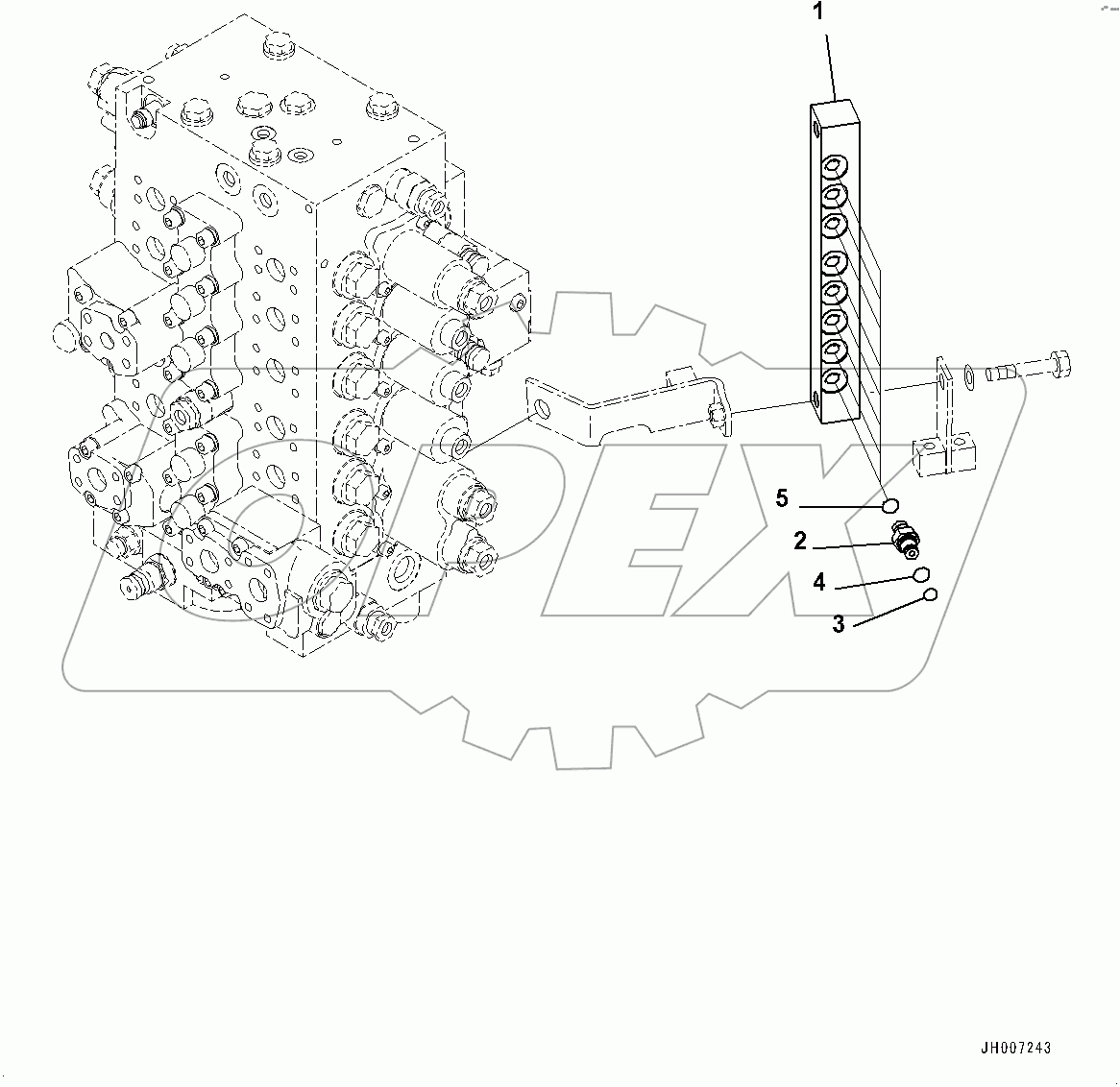  Pressure Switch Block, Block (#100002-)