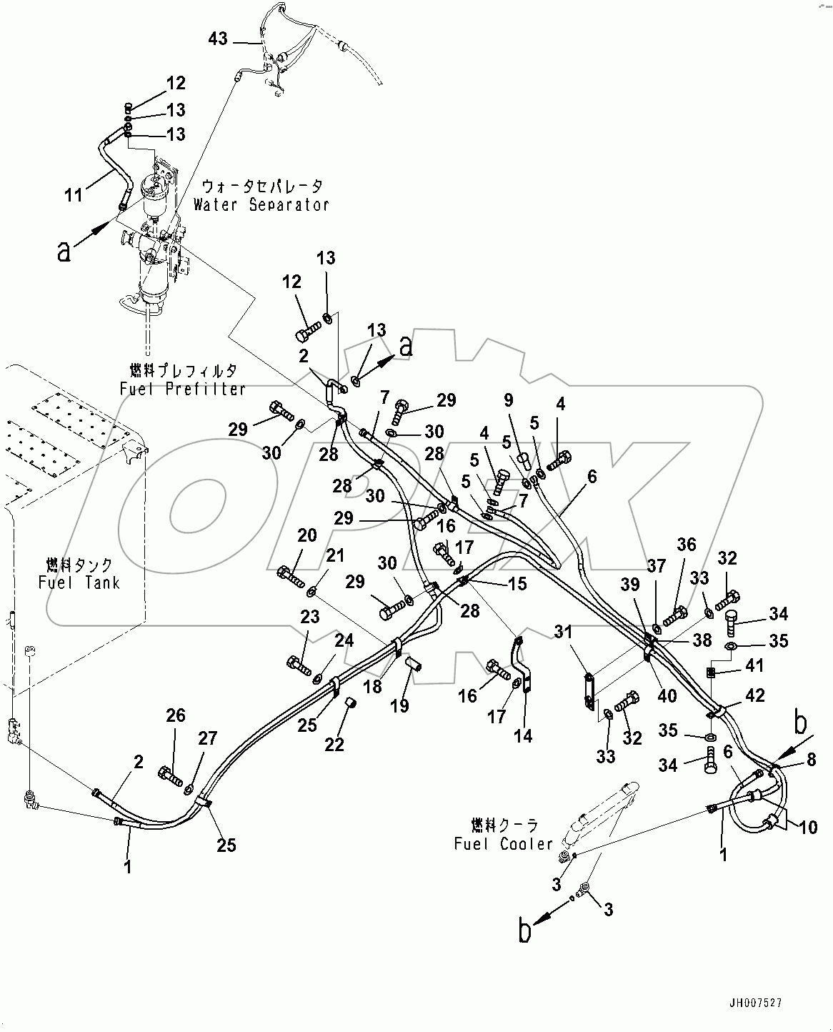  Fuel Piping, Piping (#100001-100026)