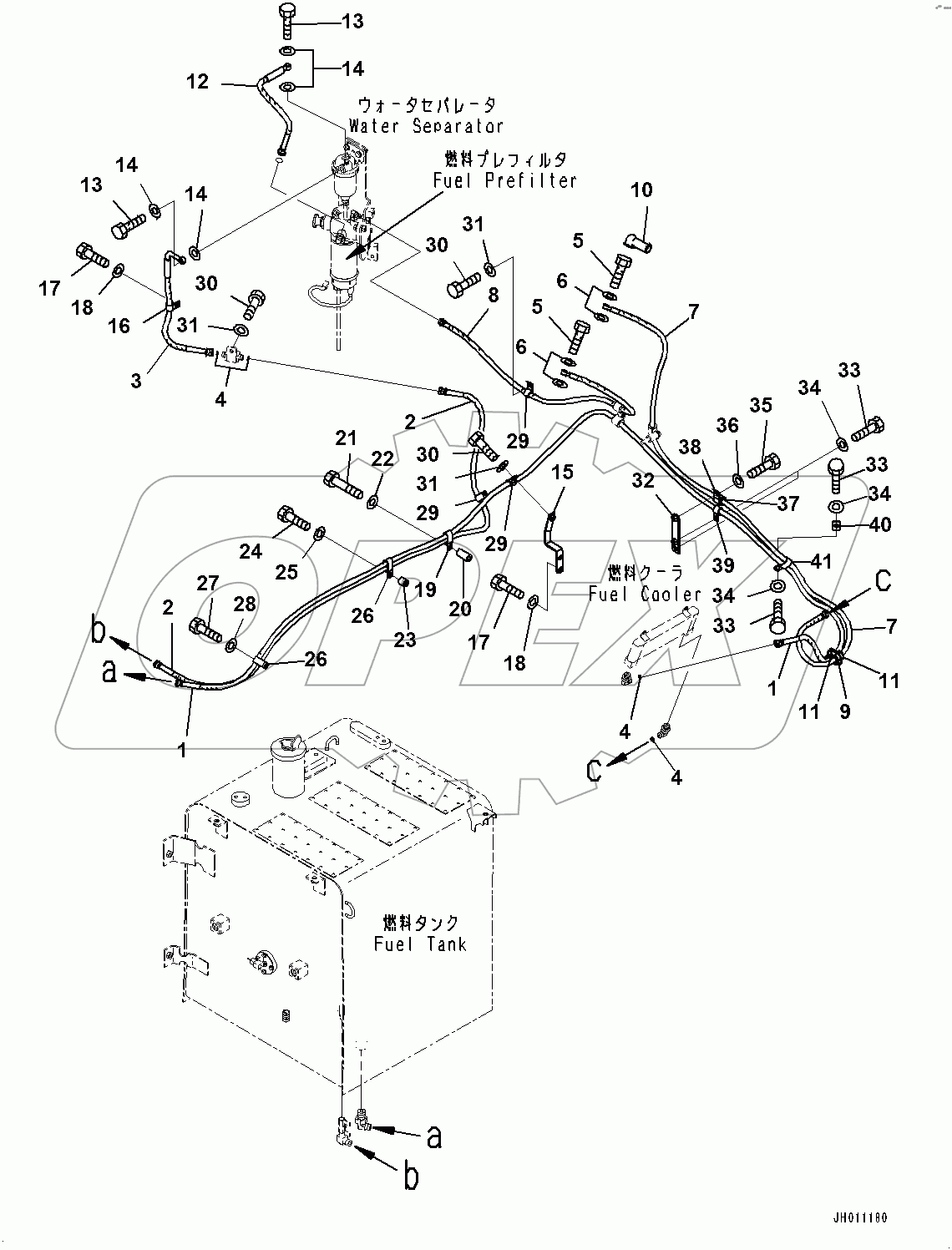  Fuel Piping, Piping (#100002-)