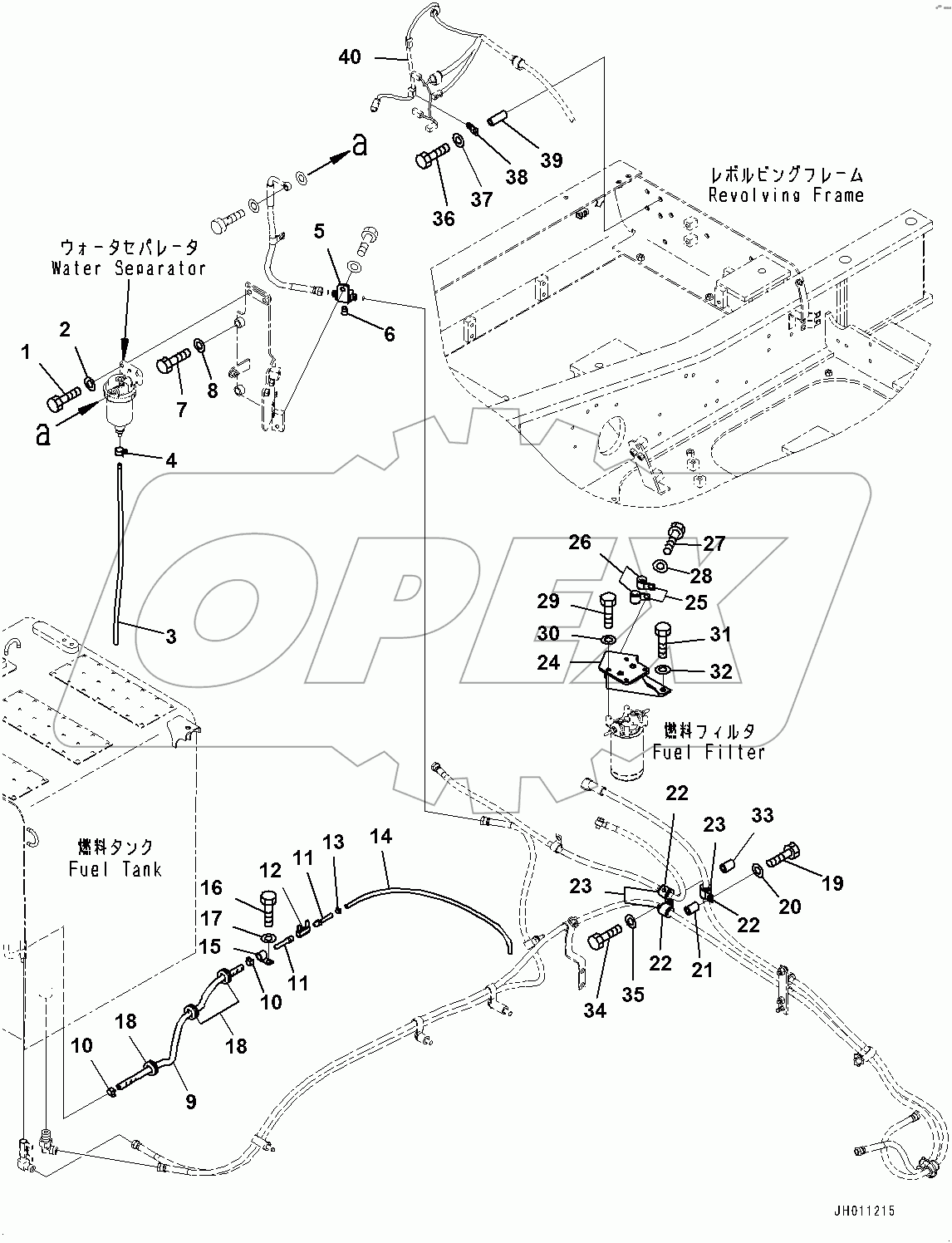  Fuel Piping, Drain Piping (#100002-)