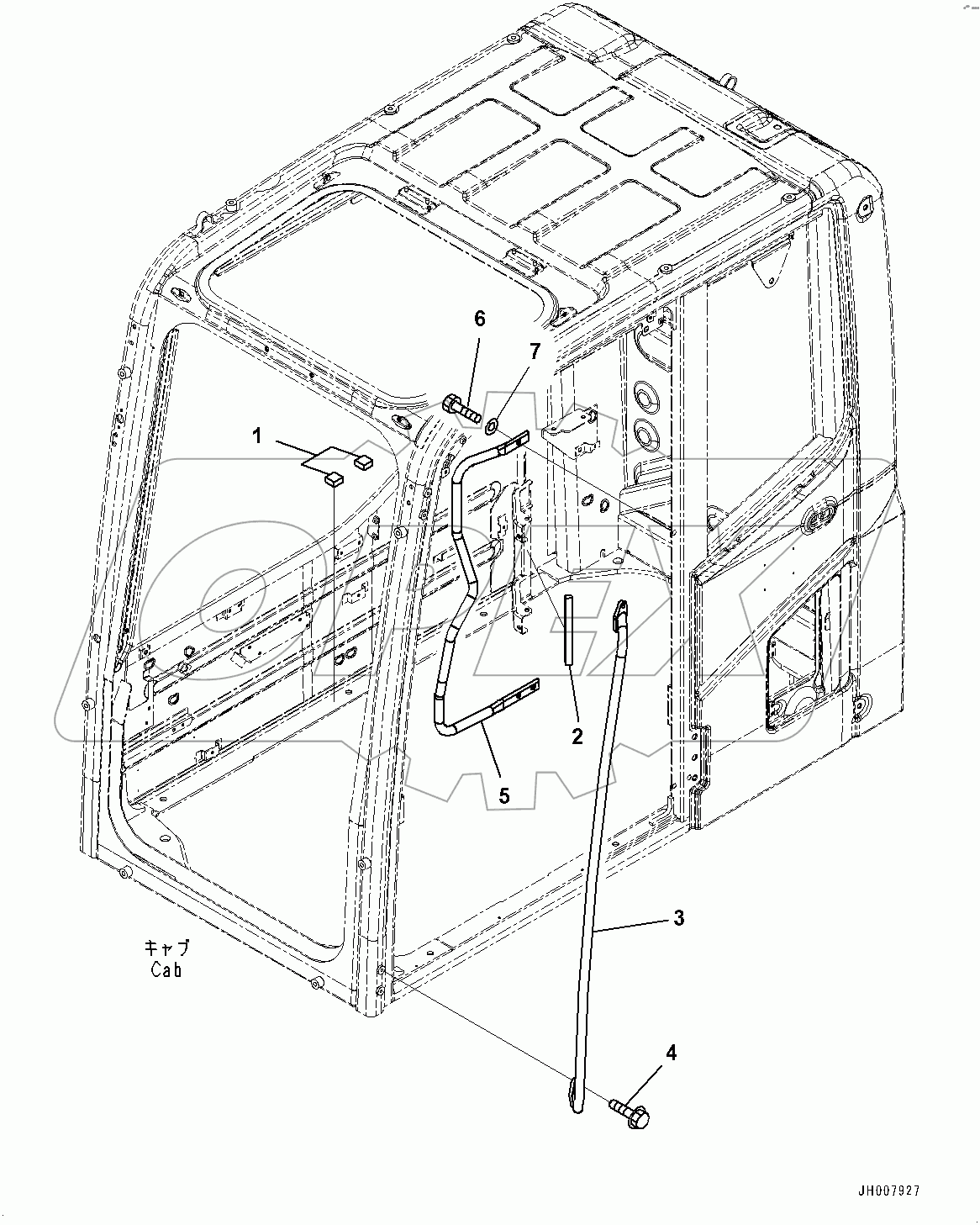  Cab, Grip (#100013-)