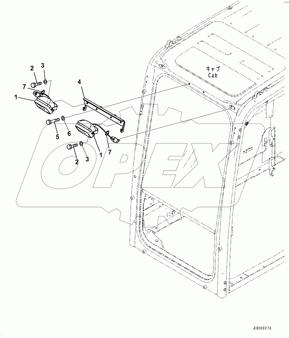  Additional Working Lamp (#100001-)