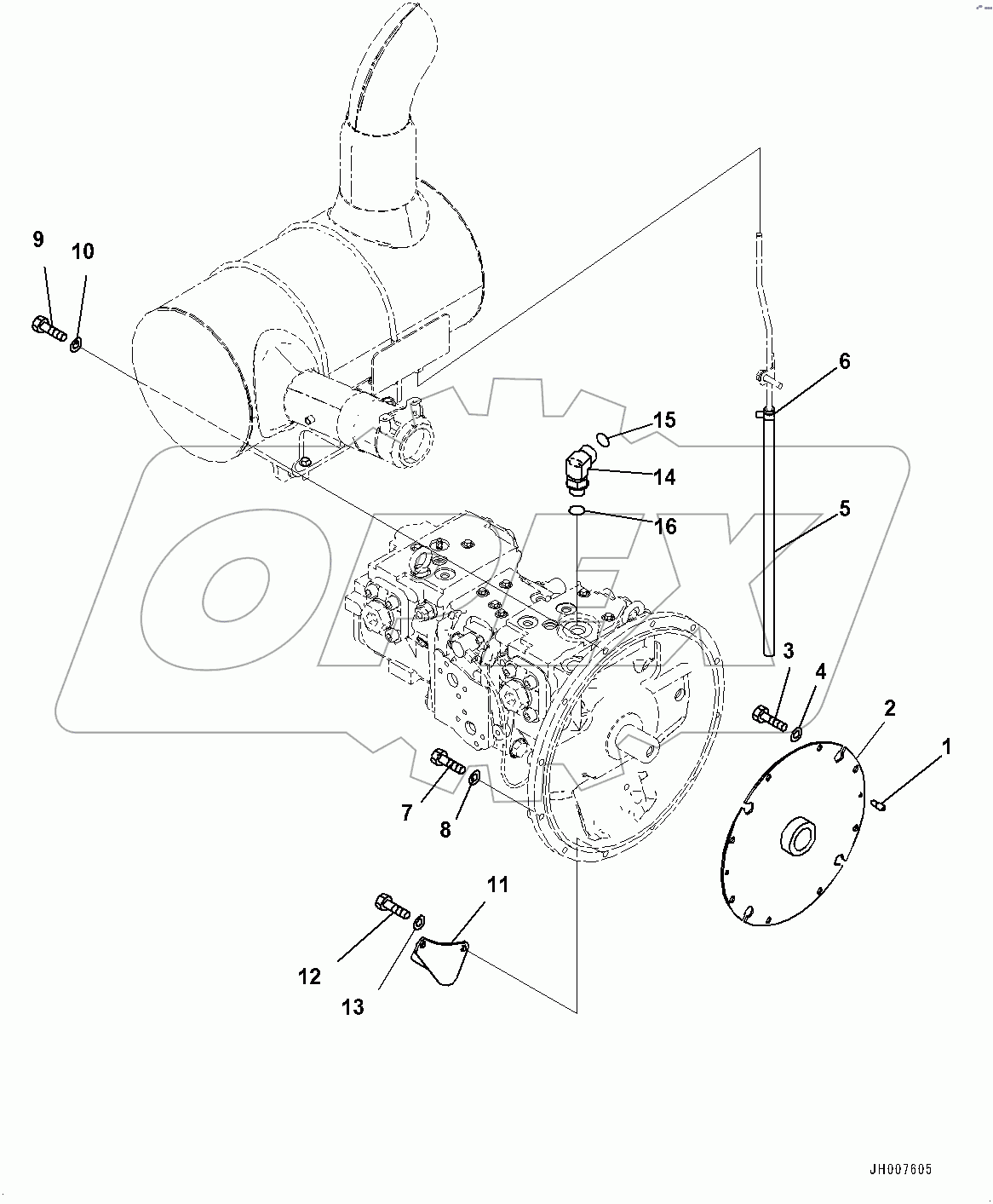  Damper, Mounting (#100001-)