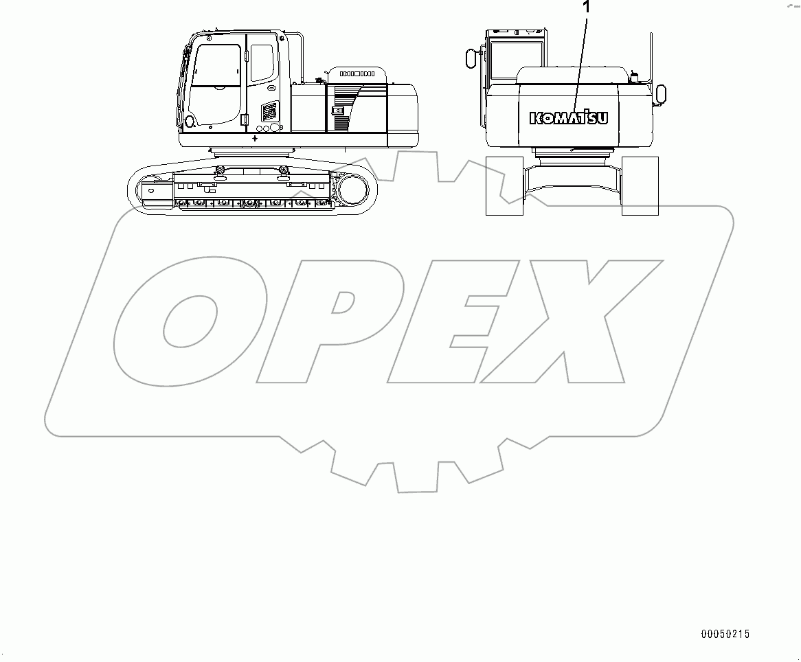  Komatsu Logo (#100001-)