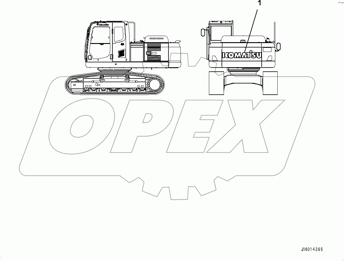  Komatsu Logo (#100001-)