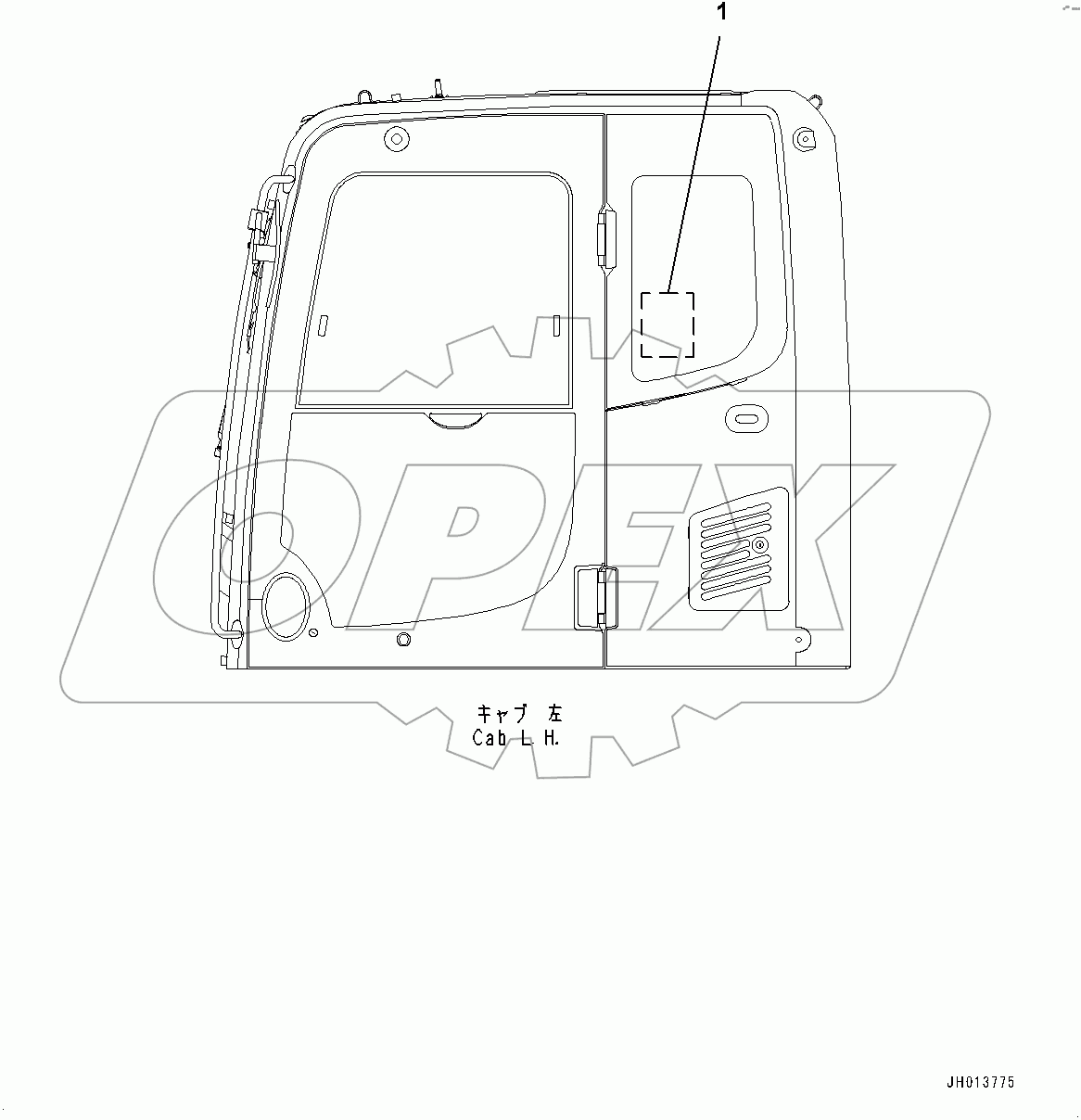  Lifting Capacity Chart (#100001-)