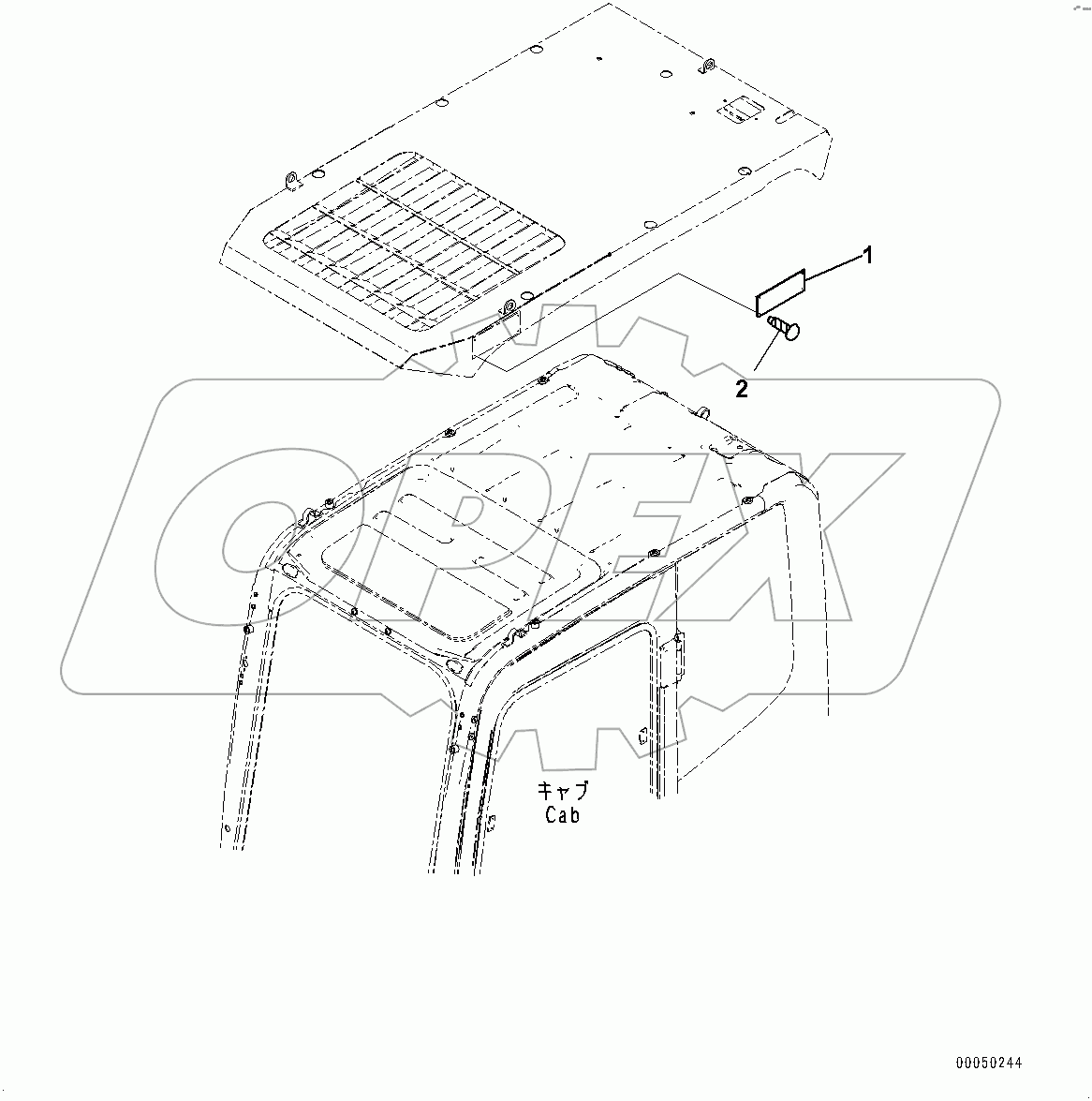  FOPS Plate,  (#100001-100246)
