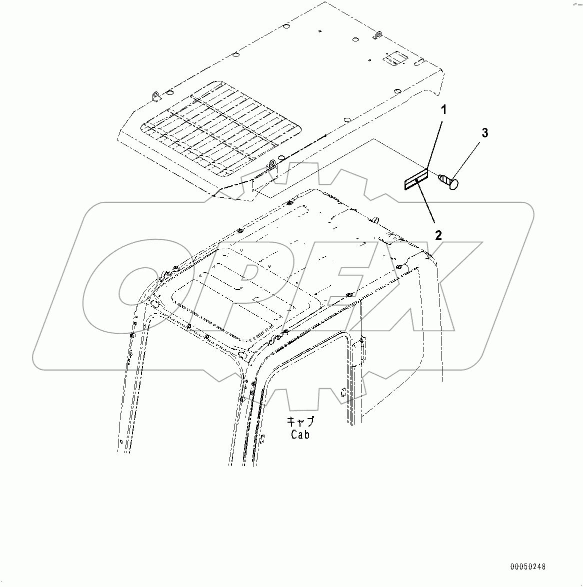  FOPS Plate,  (#100247-)