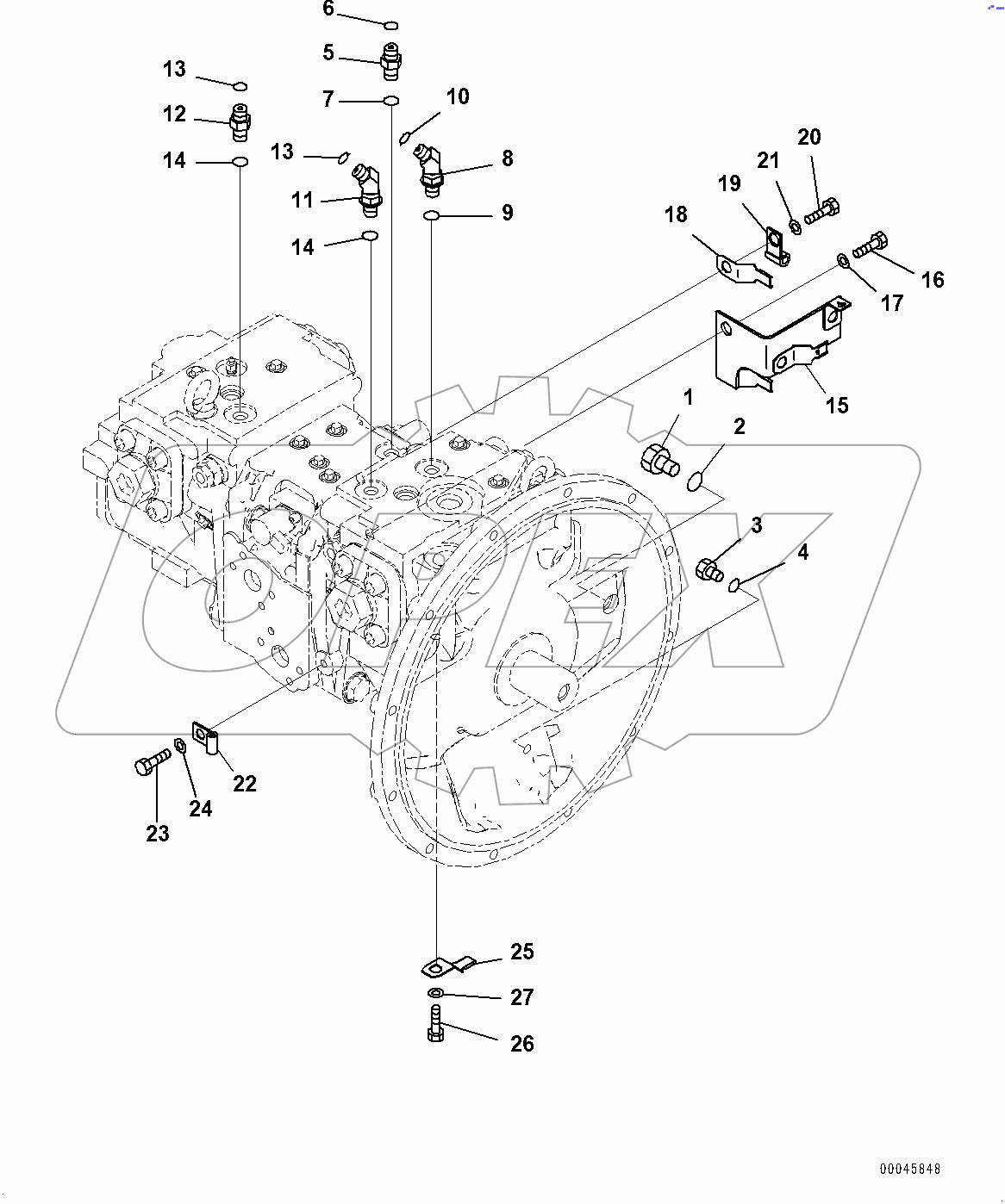  Piston Pump Related Parts (#100001-)