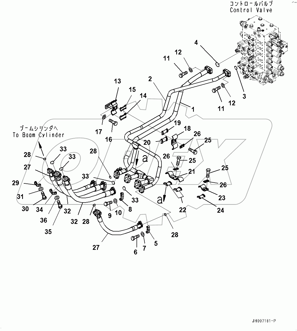  Boom Piping (#100001-)