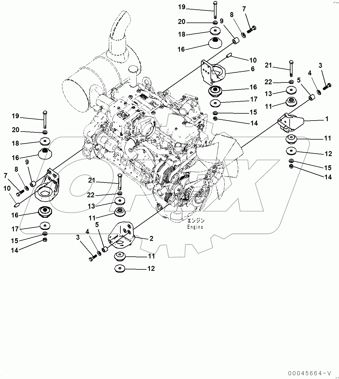  Engine Mounting (#100001-)