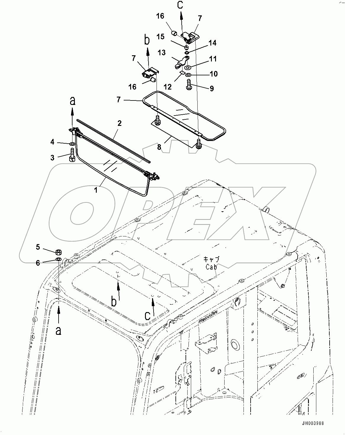  Sunvisor (#100001-)