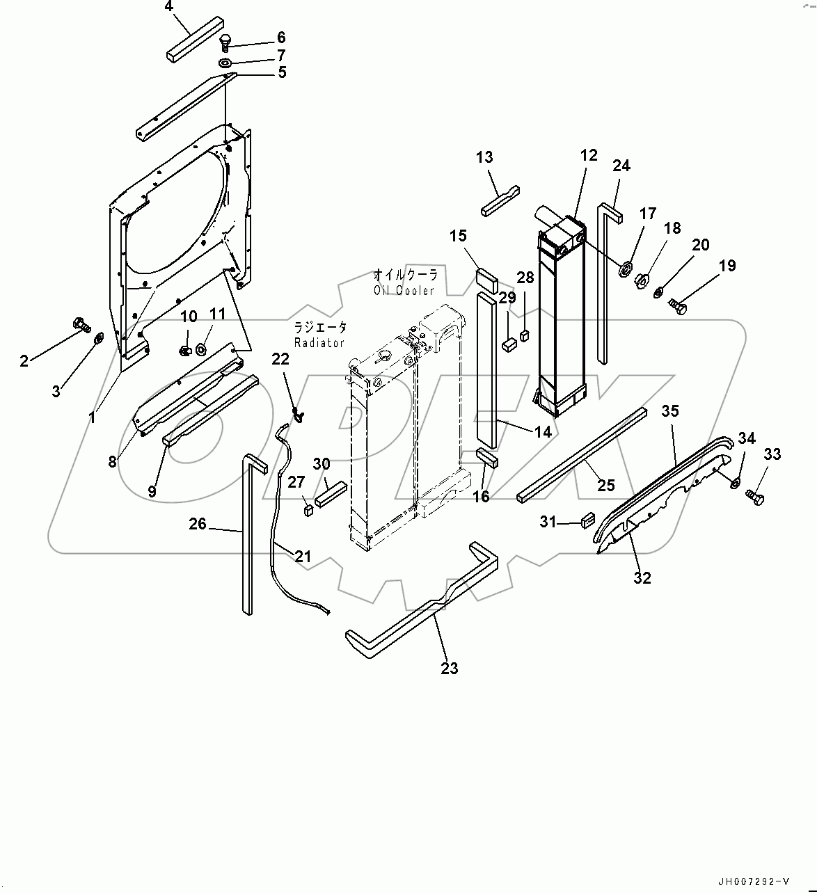  Cooling System, Aftercooler and Shroud (#100001-)