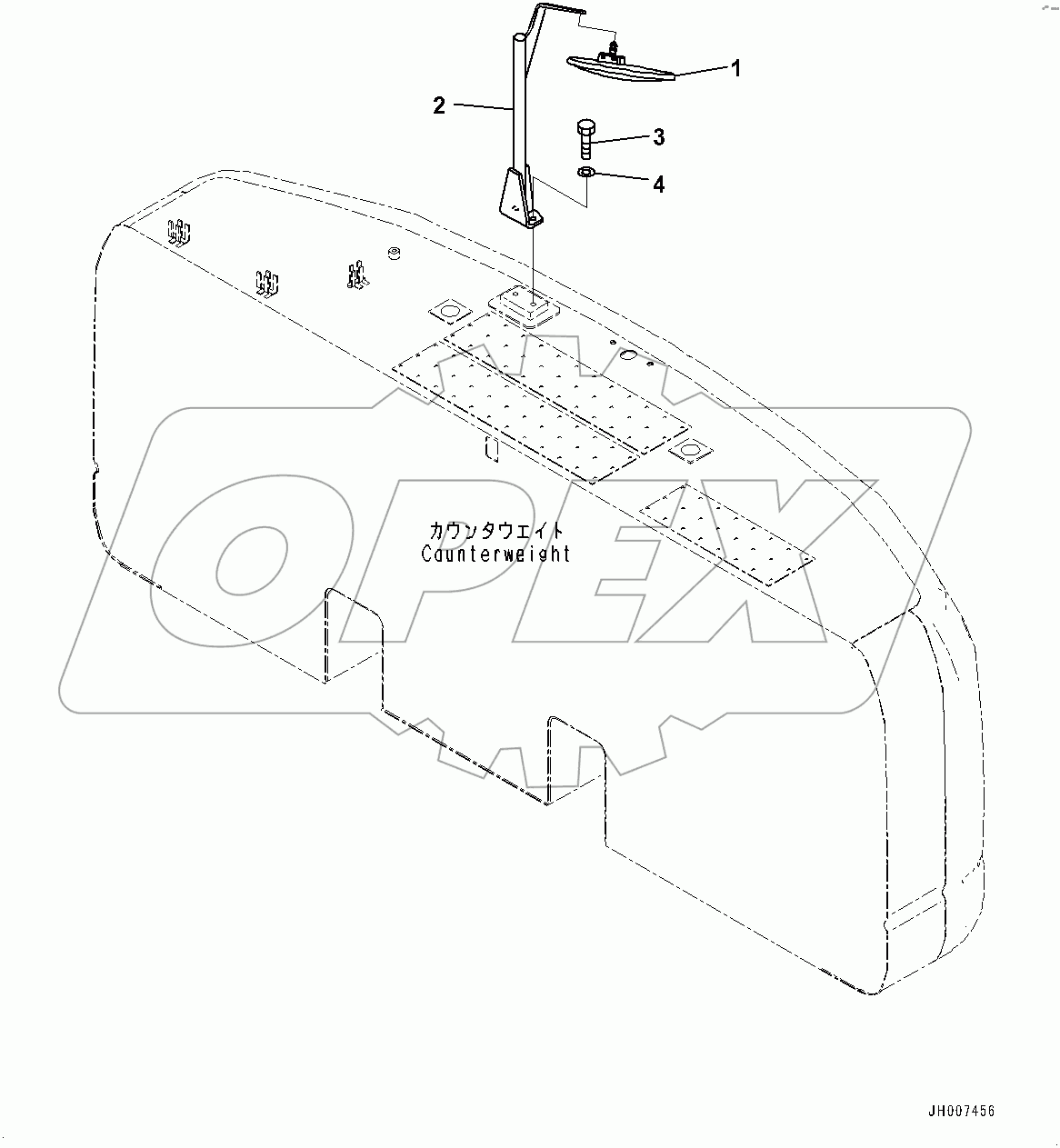  Rear Under View Mirror (#100001-)
