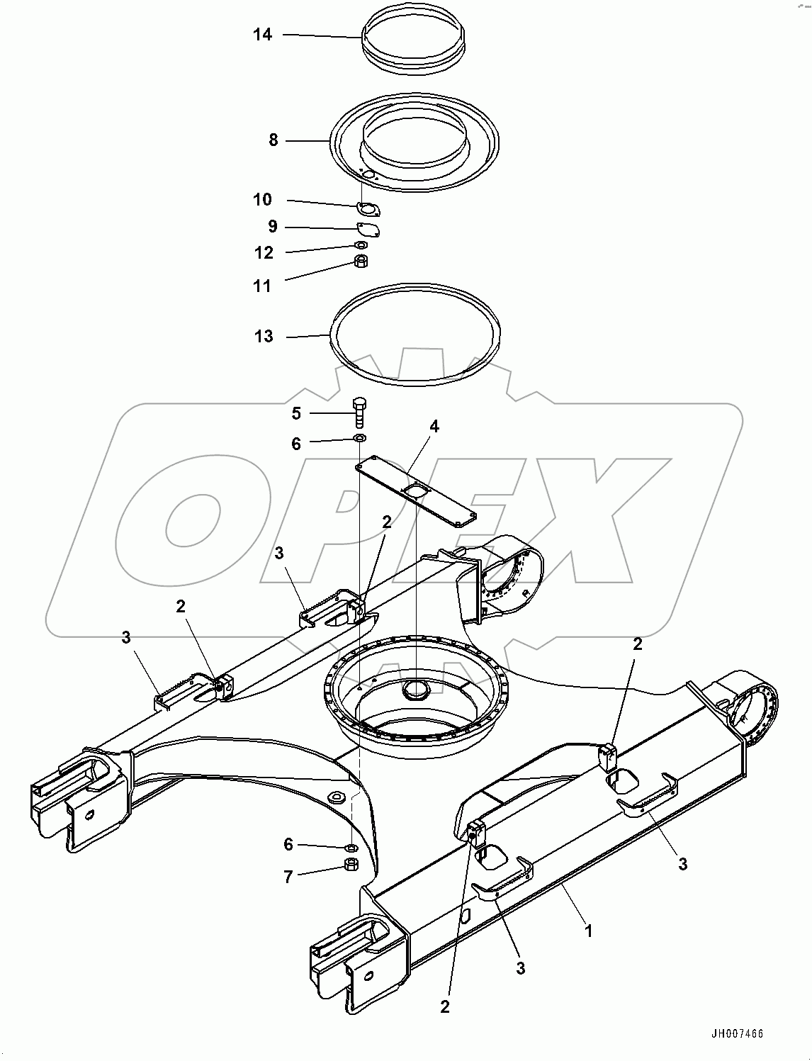  Track Frame (#100001-)