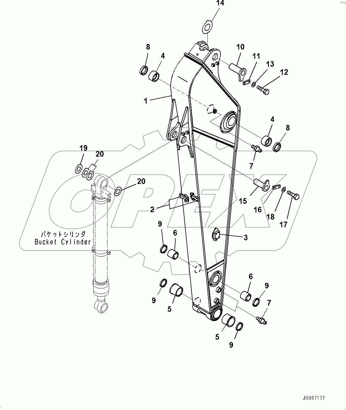  Arm, Arm and Pin (#100001-)
