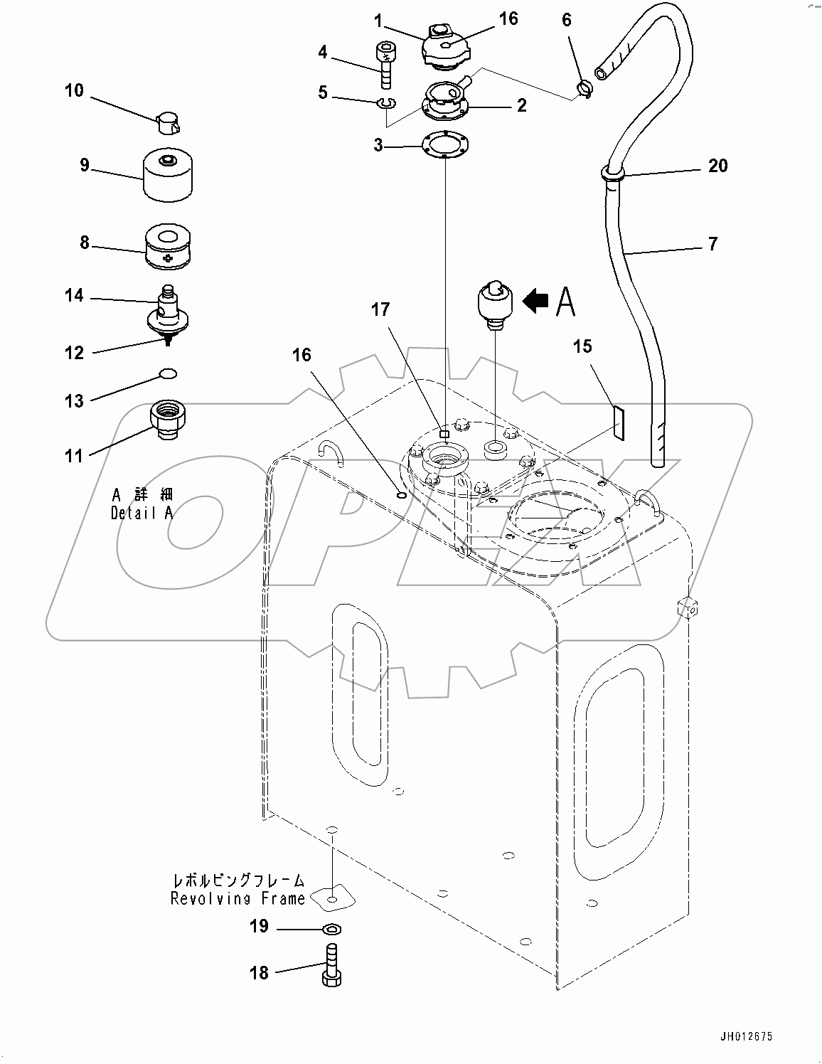  Hydraulic Tank, Breather Mounting (#100001-)