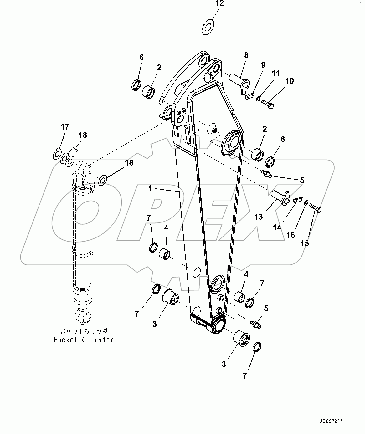  Arm, Arm and Pin (#100001-)