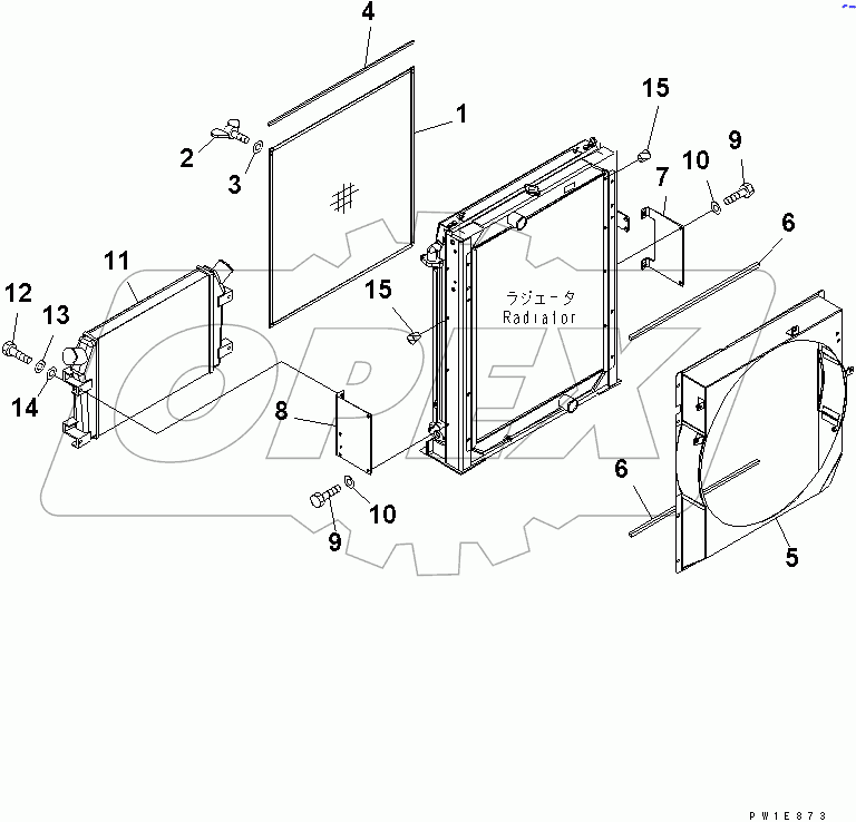  COOLING (AFTERCOOLER) (WITHOUT AIR CONDITIONER)