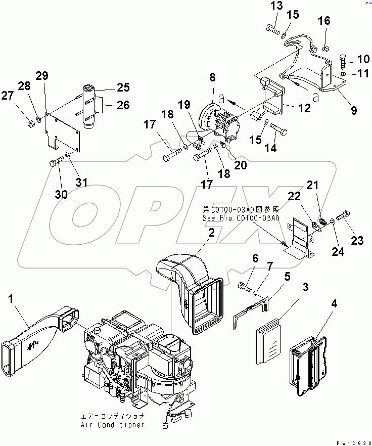  AIR CONDITIONER (DUCT)(#40001-40102)