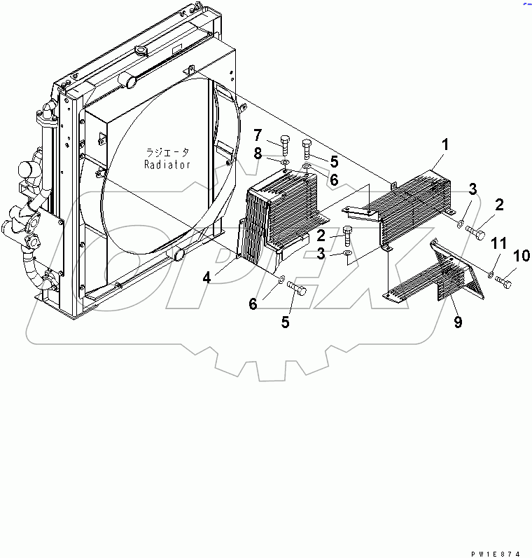 FAN GUARD (WITHOUT AIR CONDITIONER)