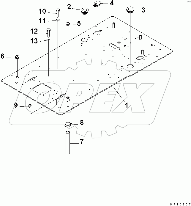  FLOOR FRAME (FRAME)(#40001-45000)