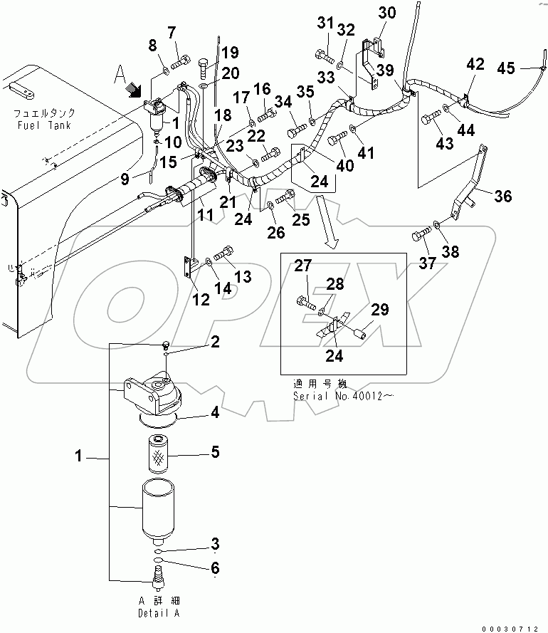  FUEL PIPING (WATER SEPARATOR)