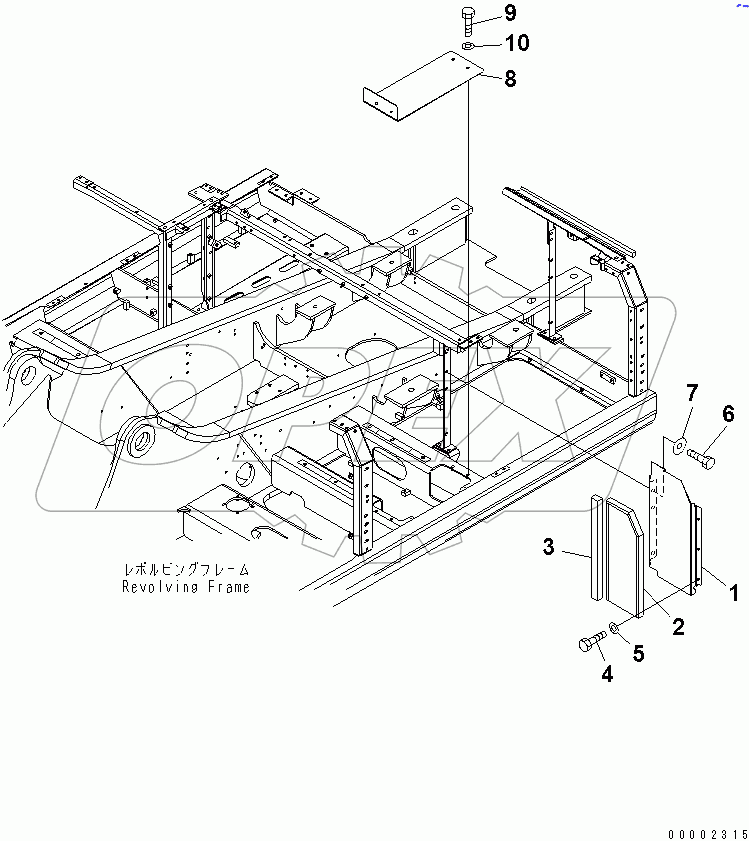  PARTITION (CAB REAR) (WITH PRECLEANER)