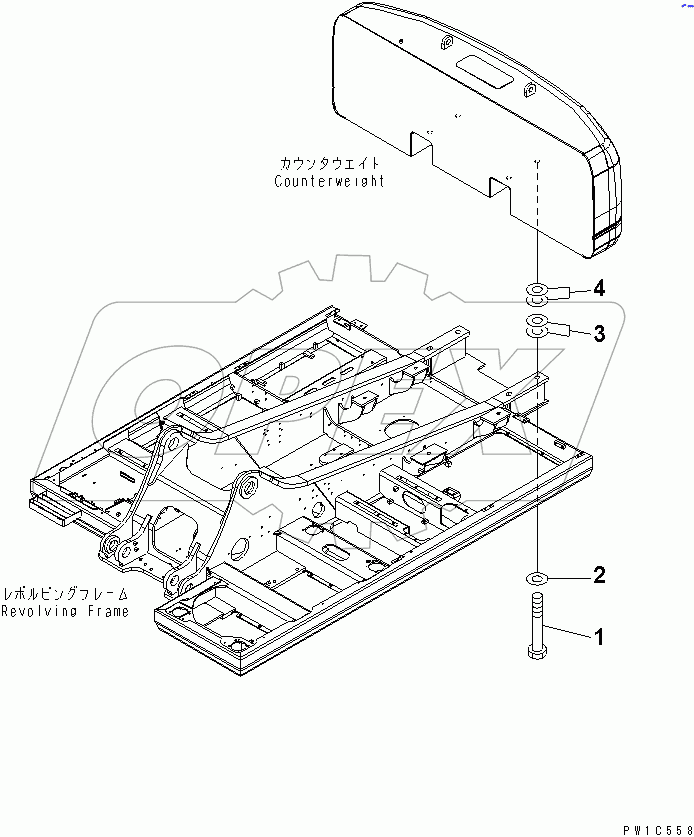  COUNTERWEIGHT MOUNTING