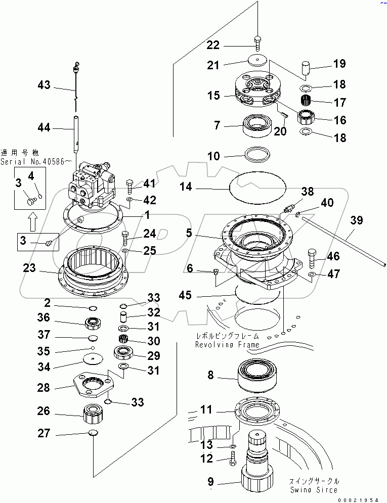 SWING MACHINERY(#40574-)