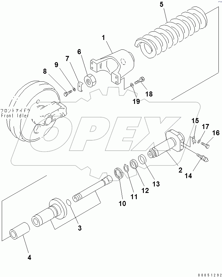  IDLER CUSHION(#40001-47643)